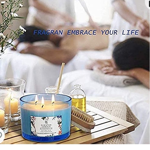 HELLY Scented Candle Citronella Candles Aromatherapy Candles Scented - Picture 5 of 8